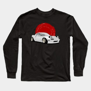 White Mazda Miata NA Long Sleeve T-Shirt